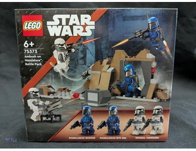 LEGO STAR WARS 75373 AMBUSH ON MANDALORE BATTLE PA...