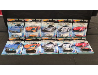 2X HOT WHEELS PREMIUM SPEED MACHINES FULL COLLECTI...