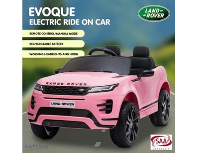 Rrp $599. Land Rover Licensed Kids Electric Ride O...