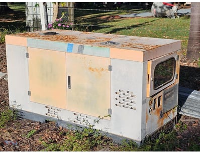 Diesel Power Generator, Hours indicating 24, unkno...