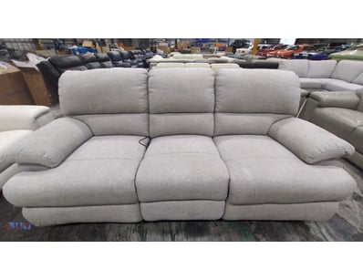 Leroy T1155 Platinum Electric 3 Seater Light Grey ...
