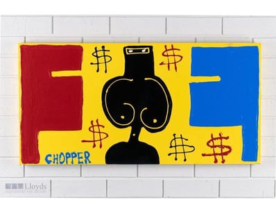 MARK BRANDON 'CHOPPER' READ

Original Mixed Media ...