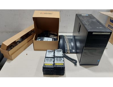 Assorted items including, Dell OptiPlex 9020 tower...