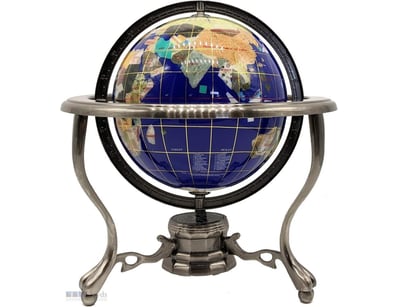 RRP $169 Unique Art 10-Inch Tall Table Top Blue La...