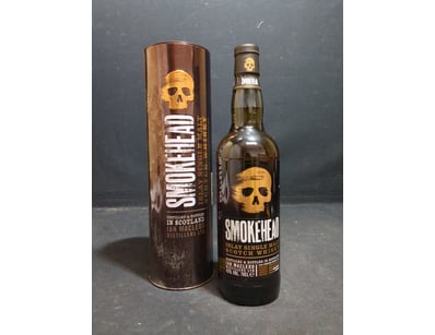 Smokehead Islay Single Malt Scotch Whisky, 700ml b...