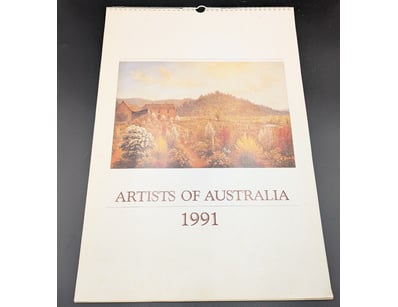 ARTISTS OF AUSTRALIA 1991 LIMITED EDITION CALENDAR...