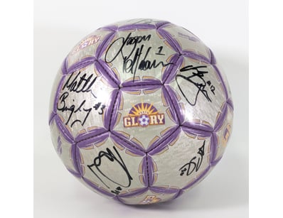 PERTH GLORY 2003/04 NSL CHAMPIONS ERA HAND SIGNED ...