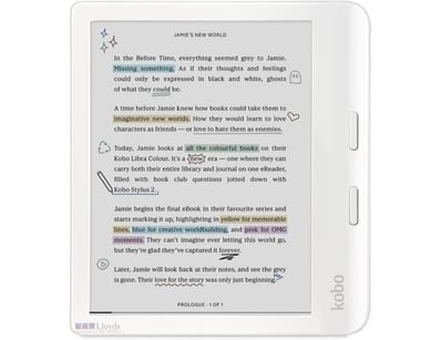 RRP $379 Kobo Libra Colour Colour eReader 7” Glare...