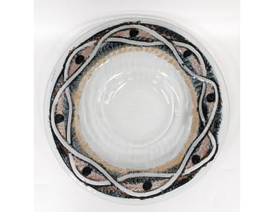 PRECIOUS METAL SHARON NO CENTRE ART GLASS STUDIO B...