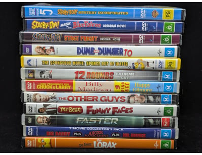 COLLECTION OF TWELVE DVDS

Various Genres

Items...
