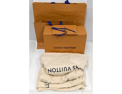 Louis Vuitton packaging collection comprising auth...