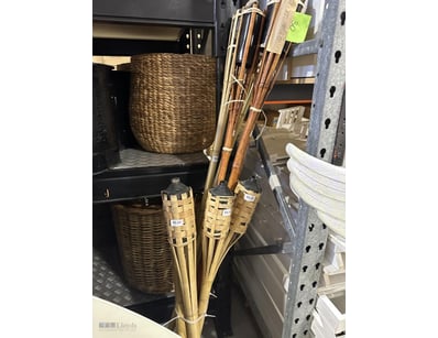 Tiki Torch Bamboo Natural - 
Assorted Ex Rental / ...