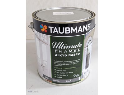 Paint, Taubmans, Ultimate Enamel Alkyd Based, Glos...