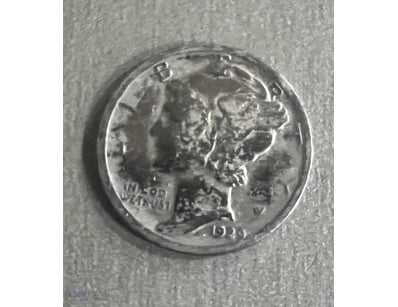 1929 UNITED STATES OF AMERICA SILVER DIMES SCARCE ...