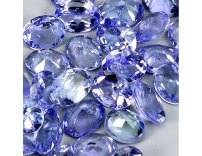 NATURAL 4.21CT OVAL FACET VIOLTISH BLUE TANZANITE ...