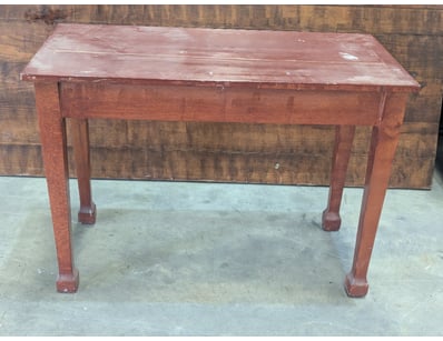 Hall table, timber

Dimensions: H 75cm x W 106cm x...