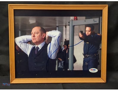 AUTOGRAPHED PHOTOGRAPH OF JAMES SPADER.

Item Size...