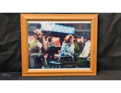 FRAMED AND SIGNED BY YVONNE ROMAIN PICTURE OF HER ...