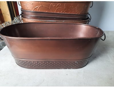 Assorted Oval buckets, Bronze and brown finish.
...