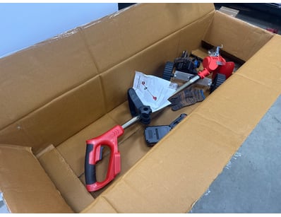 Cordless grass trimmer, charger and batteries incl...