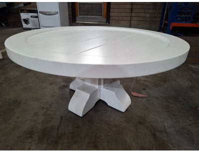 Palm Springs Coffee Table, Mahogany, White Finish
...