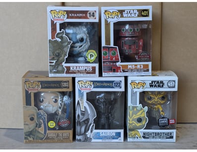 FUNKO POP VINYL COLLECTIBLES COLLECTION - 6 FIGURE...