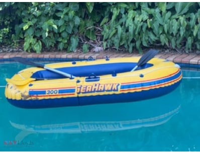 Pump up Boat SEAHAWK300 with 3 Oars, 4 x Pump up B...