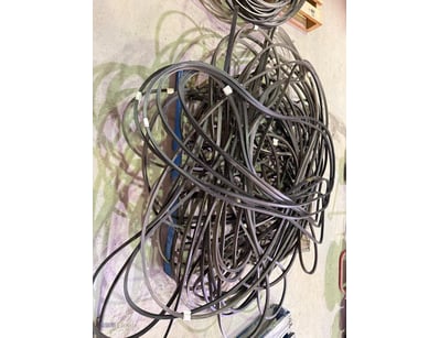 Unused Substantial lot of industrial V-belts and d...