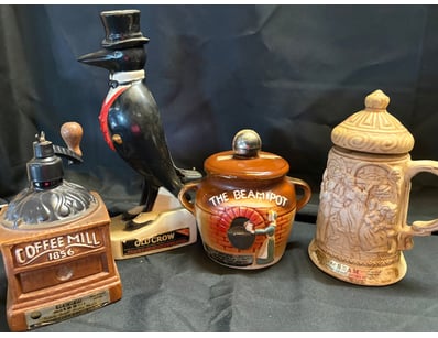 VINTAGE BOURBON WHISKEY DECANTER COLLECTION - OLD ...