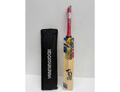 Kookaburra Beast Pro 9.0 cricket bat in natural wo...