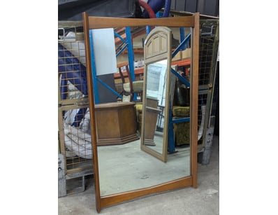 Wall mirror, timber frame

Dimensions: H 114cm x...
