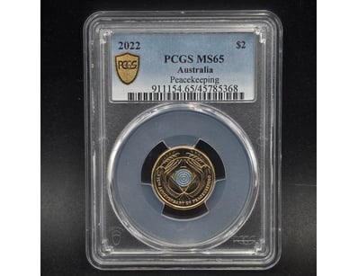 2022 AUSTRALIAN $2 COIN PCGS GRADED

Pcgs Ms65
P...