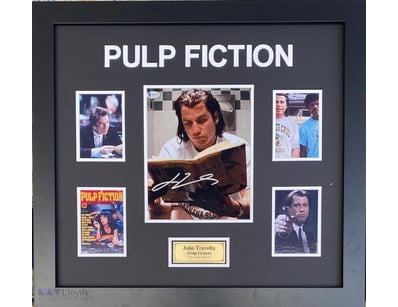 JOHN TRAVOLTA (PULP FICTION) PERSOANLLY SIGNED 10"...