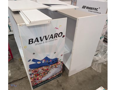 Two white display units

Dimensions: 150cm(W) X 50...