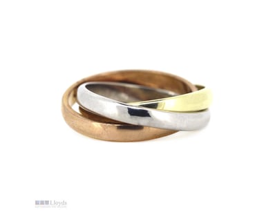 9K YELLOW/WHITE/ROSE GOLD, RUSSIAN WEDDER.      

...