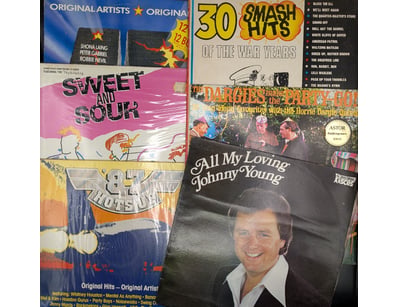 VINTAGE VINYL RECORD COLLECTION - 1970S-1980S POPU...