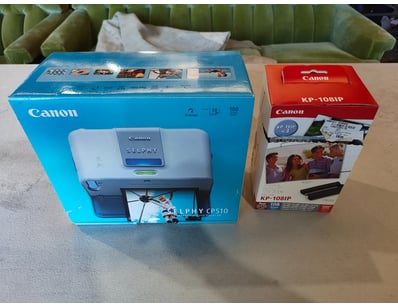 CANON SELPHY CP510 COMPACT PHOTO PRINTER WITH KP-1...