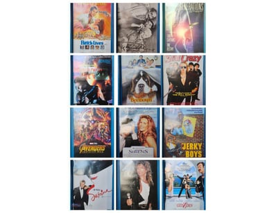 COLLECTION OF MUSIC AND MOVIE POSTERS, INCLUDING S...