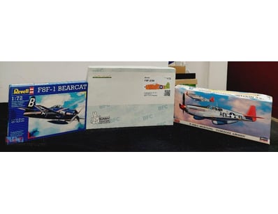 VINTAGE AIRCRAFT MODEL KIT COLLECTION - F8F-1 BEAR...