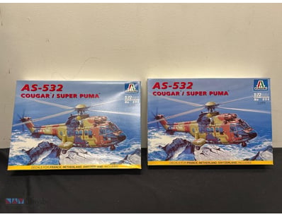 ITALERI AS-532 COUGAR/SUPER PUMA HELICOPTER MODEL ...