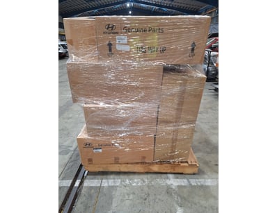 Large pallet shipment containing multiple boxes of...