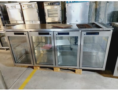 Commercial stainless steel under-counter refrigera...