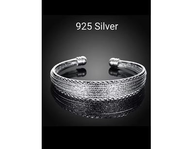 925 SILVER CUFF BANGLE        

Condition: Good - ...