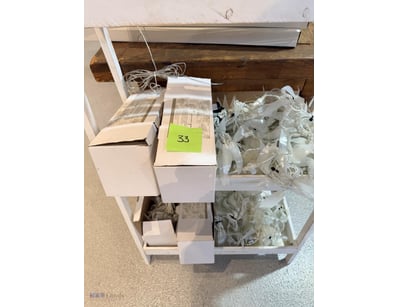 Light Curtain Eucalyptus Leaf 
White 2.2mH x 1mW R...