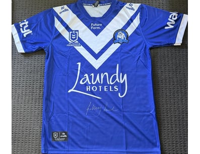 TERRY LAMB SIGNED BULLDOGS JERSEY

A Canterbury Bu...