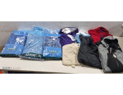 Comprehensive lot of menspyjamas,shirts and fleece...