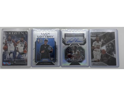 VARIOUS NBA BASKETBALL CARDS INCLUDING DARIUS GARL...