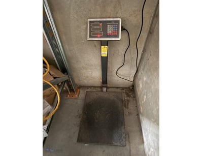 TCS Electronic Price Platform Scale, vintage comme...