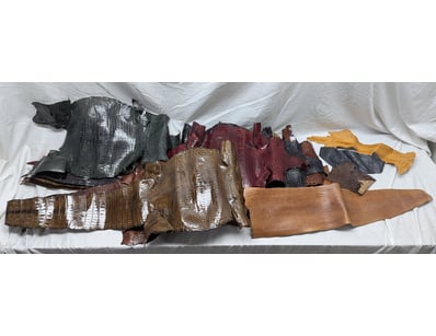 COLLECTION OF PRESTIGE LEATHERS AUSTRALIA TANNED E...