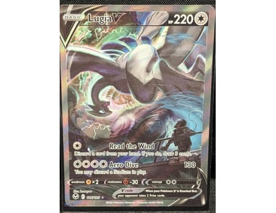 LUGIA V POKÉMON TRADING CARD 

Lugia V card from t...